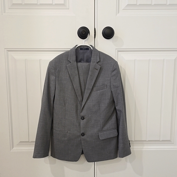 Boys Gray Chaps Suit - Picture 1 of 4